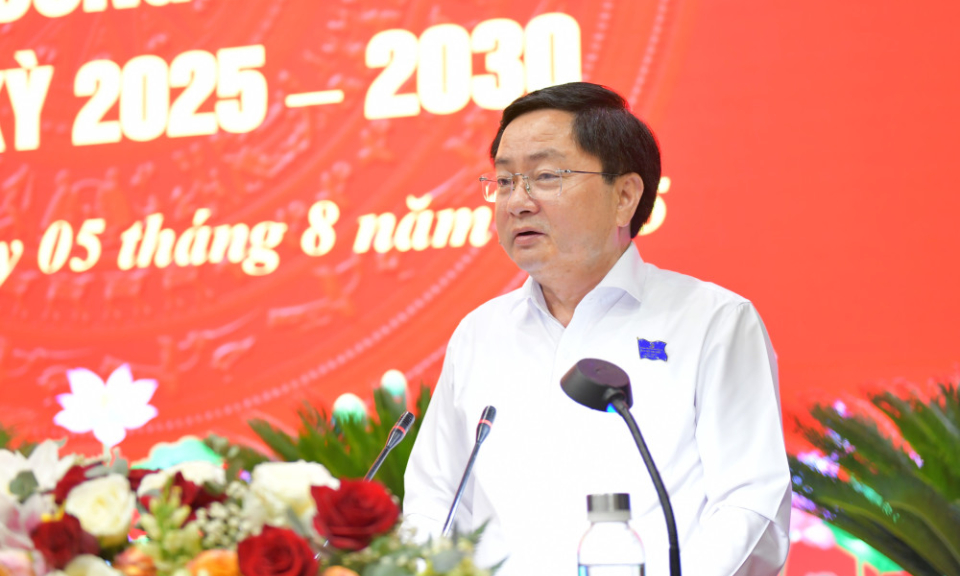 Bí thư Tỉnh ủy Tây Ninh Nguyễn Văn Quyết chỉ đạo rút kinh nghiệm công tác tổ chức đại hội