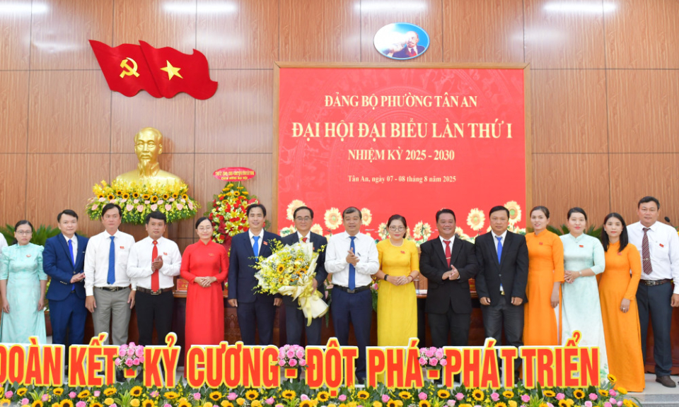 Đồng chí Nguyễn Anh Việt được chỉ định giữ chức vụ Bí thư Đảng ủy phường Tân An