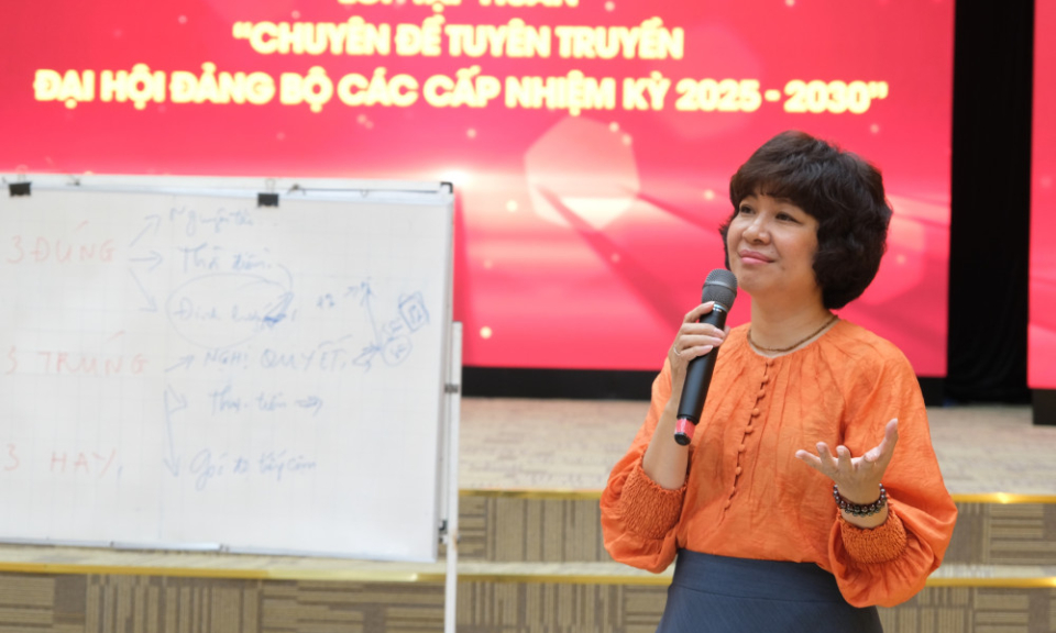 Nâng cao nghiệp vụ tuyên truyền Đại hội Đảng bộ các cấp cho đội ngũ làm báo