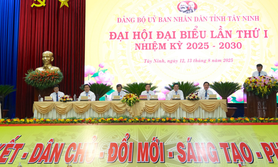 Phiên trù bị Đại hội đại biểu Đảng bộ UBND tỉnh Tây Ninh lần thứ I