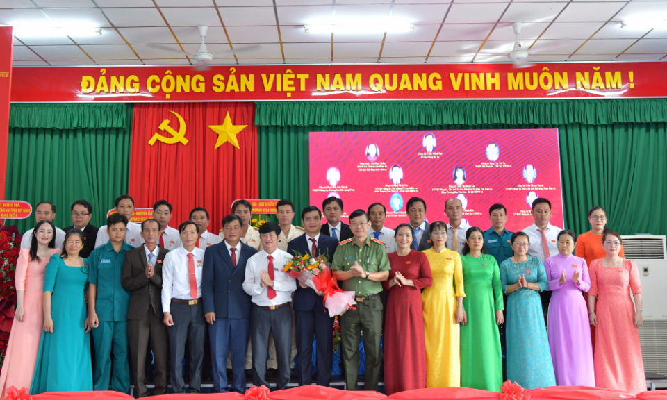 Đồng chí Trần Minh Đạt giữ chức vụ Bí thư Đảng ủy xã Vàm Cỏ