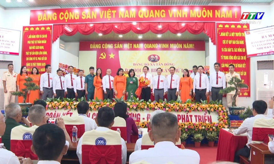 Bế mạc Đại hội đại biểu Đảng bộ xã Tân Đông lần thứ I, nhiệm kỳ 2025-2030
