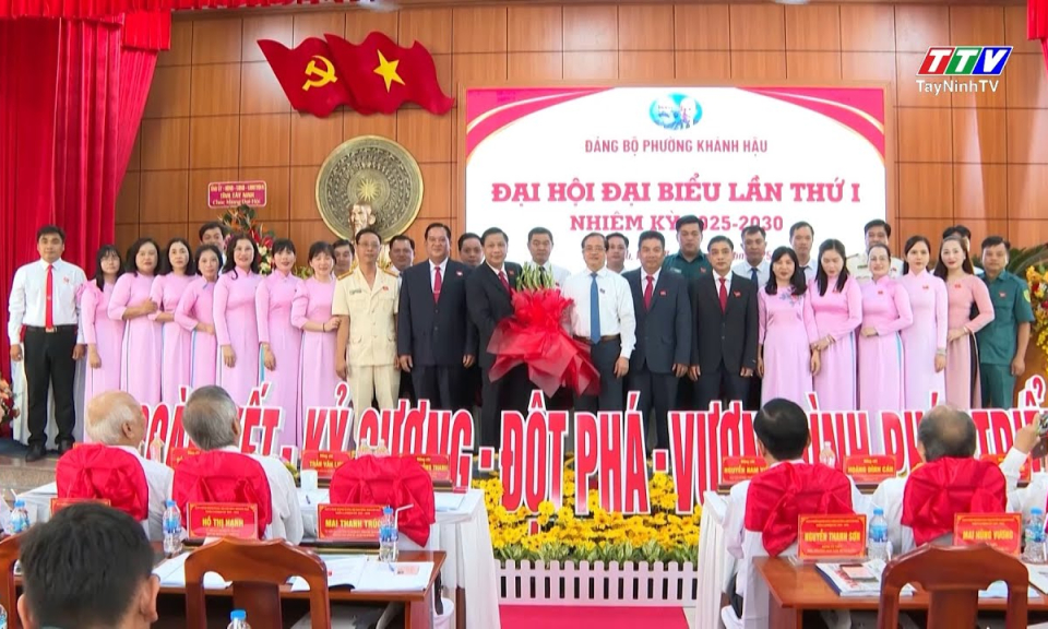 Ông Nguyễn Việt Cường giữ chức Bí thư Đảng ủy phường Khánh Hậu