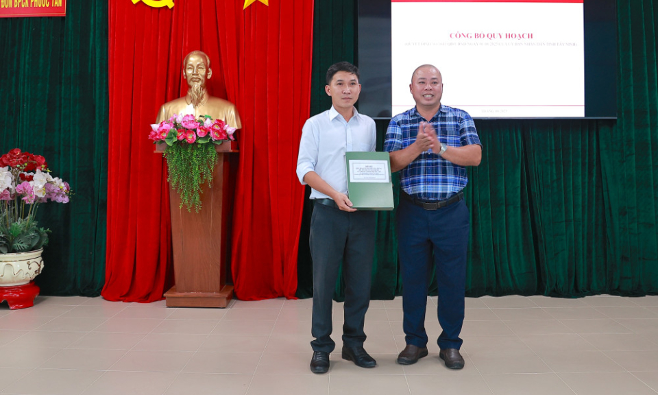 Công bố Quy hoạch chi tiết dự án đầu tư xây dựng Cửa khẩu chính Phước Tân