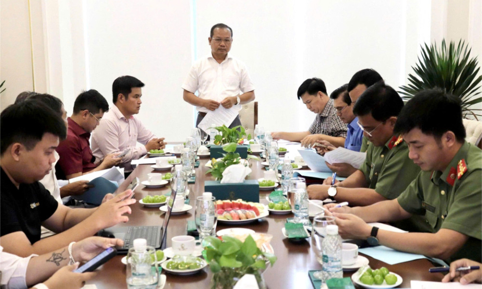 Rà soát công tác chuẩn bị Lễ khởi công Khu công nghiệp Bình Hòa Nam 1