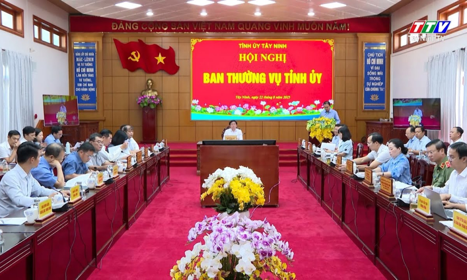 Hội nghị Ban Thường vụ Tỉnh ủy