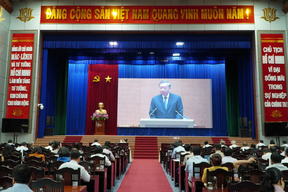 Tổng Bí thư Tô Lâm phát biểu chỉ đạo tại Hội nghị