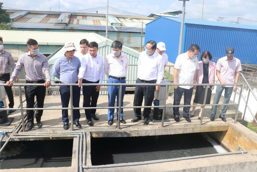 Ngành chức năng kiểm tra công tác bảo vệ môi trường tại doanh nghiệp