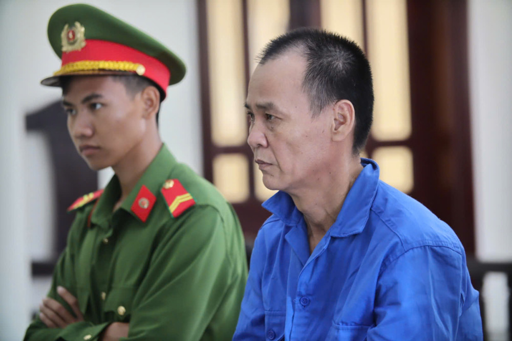 Bị cáo Trần Lâm Hồ tại phiên tòa xét xử