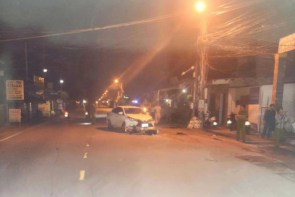 Bị cáo Nguyễn Văn Mẫn được xác định điều khiển xe chuyển hướng vào đường nhánh không bảo đảm an toàn