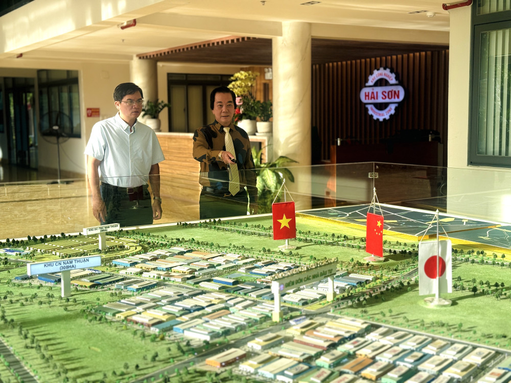 Công ty TNHH Hải Sơn (xã Đức Hòa) làm tốt công tác thu hút đầu tư vào hạ tầng khu công nghiệp của công ty