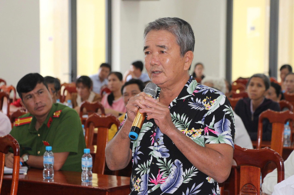 Cử tri kiến nghị về vấn đề quy hoạch, đầu tư hạ tầng tại địa phương