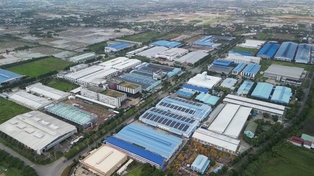 Đến nay, tỷ lệ lấp đầy tại các khu công nghiệp trên địa bàn tỉnh đạt 71,91% (Trong ảnh: Khu công nghiệp Hòa Bình thu hút gần 40 doanh nghiệp, lấp đầy hơn 85%)