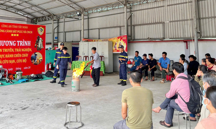 Tuyên truyền, thực hành chữa cháy và cứu nạn, cứu hộ