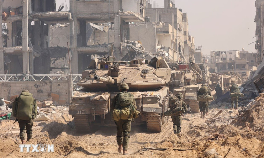 Israel tiến hành chiến dịch tấn công trên bộ tại Thành phố Gaza