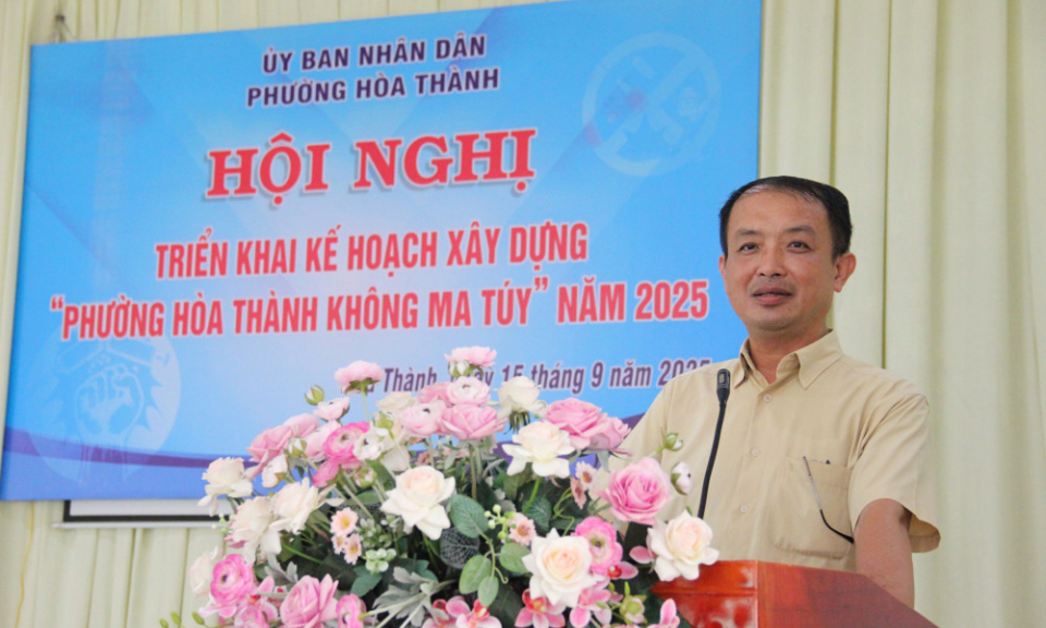 Phường Hòa Thành: Phát huy sức mạnh tổng hợp xây dựng phường không ma túy