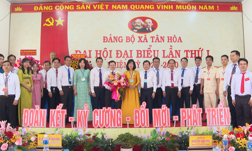 Xã Tân Hòa quyết tâm xây dựng Đảng bộ vững mạnh, phát triển toàn diện