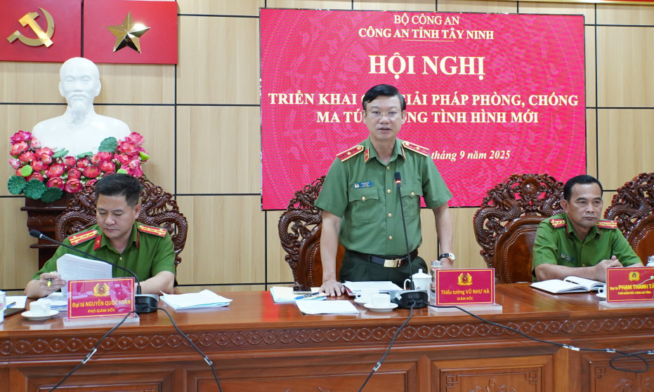 Công an tỉnh Tây Ninh triển khai các giải pháp phòng, chống ma túy trong tình hình mới