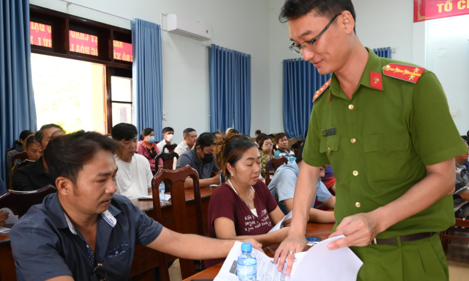 Xã Lương Hòa: Phát huy nội lực xây dựng thế trận an ninh Nhân dân vững chắc