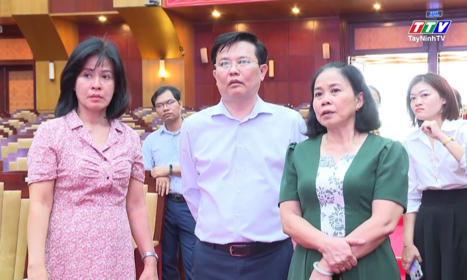 Kiểm tra công tác chuẩn bị phục vụ Đại hội Đảng bộ tỉnh