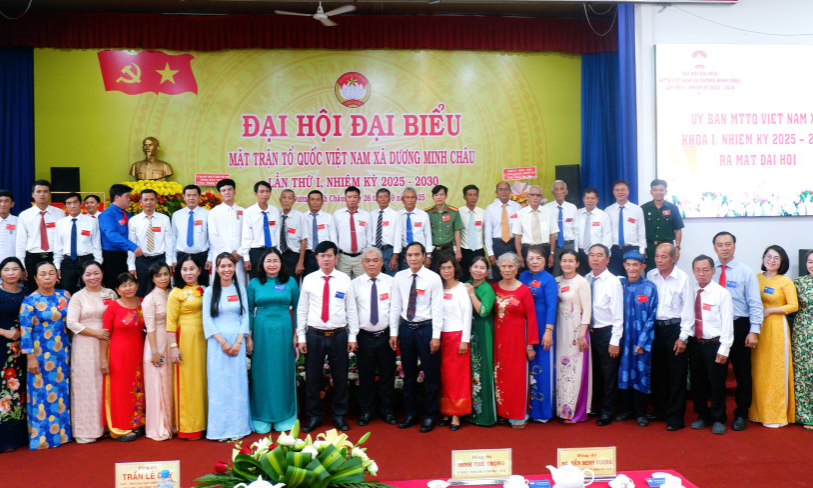 Ông Phạm Ngô Phúc Nguyên giữ chức Chủ tịch UBMTTQ Việt Nam xã Dương Minh Châu, nhiệm kỳ 2025-2030