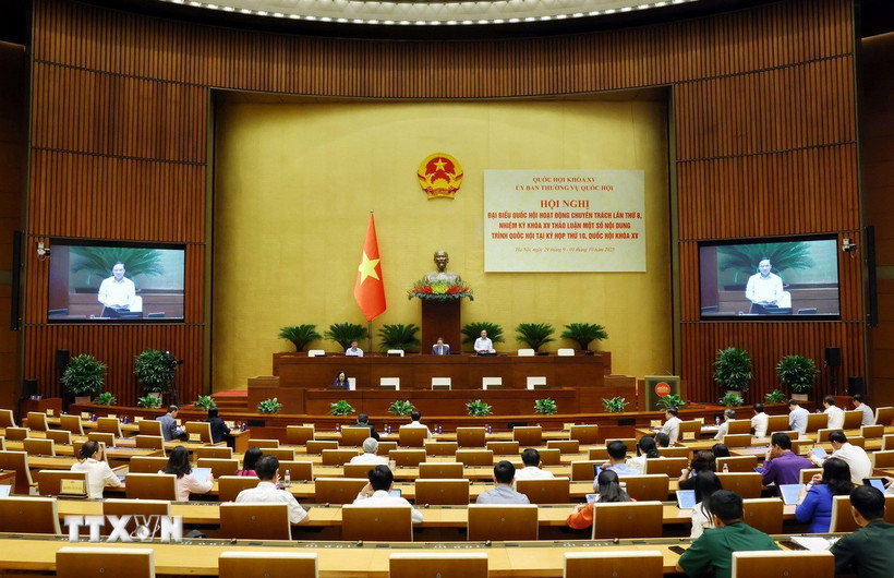 Quang cảnh hội nghị sáng 1/10. (Ảnh: Phạm Kiên/TTXVN)