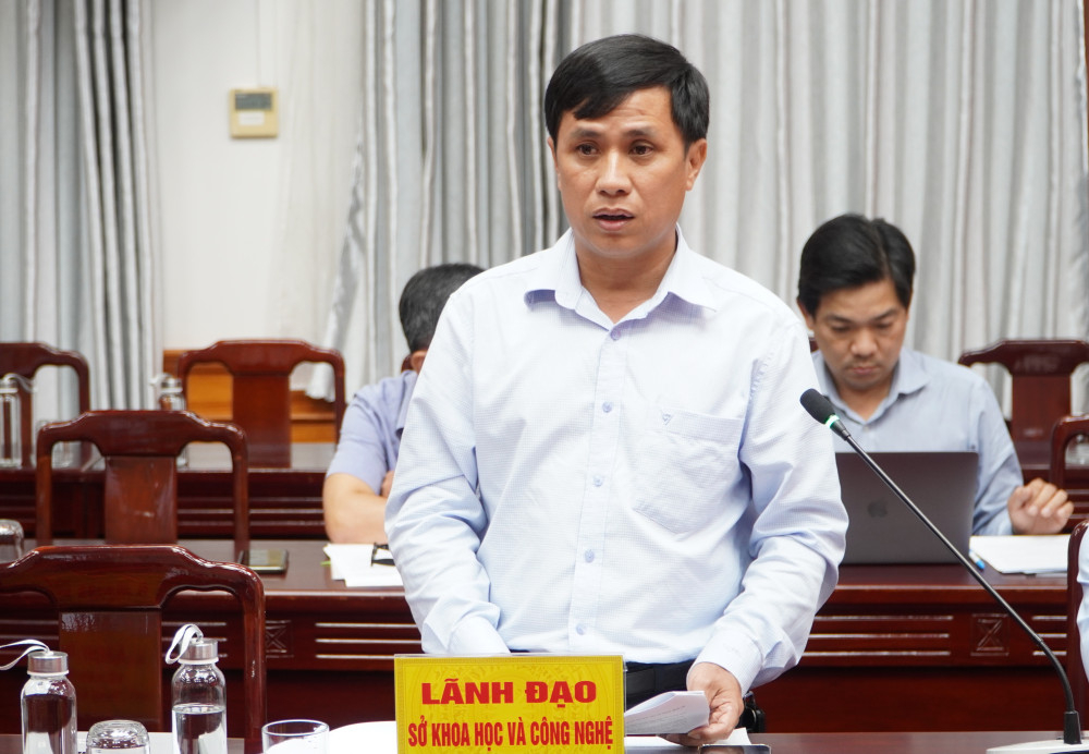 Lãnh đạo Sở Khoa học và Công nghệ thông tin về việc tổ chức mô hình 