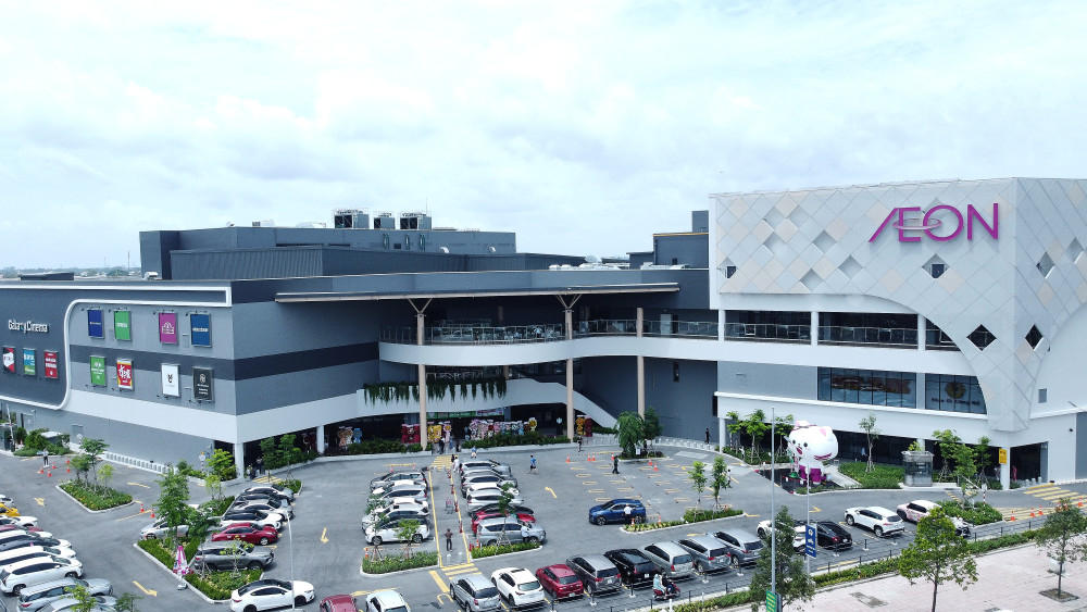 Trung tâm thương mại Aeon Tân An tại phường Long An là 1 trong 3 dự án, công trình lớn chào mừng Đại hội Đại biểu Đảng bộ tỉnh lần thứ 