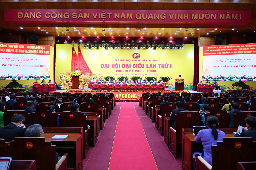 Đại hội đại biểu Đảng bộ tỉnh Tây Ninh bắt đầu phiên trù bị