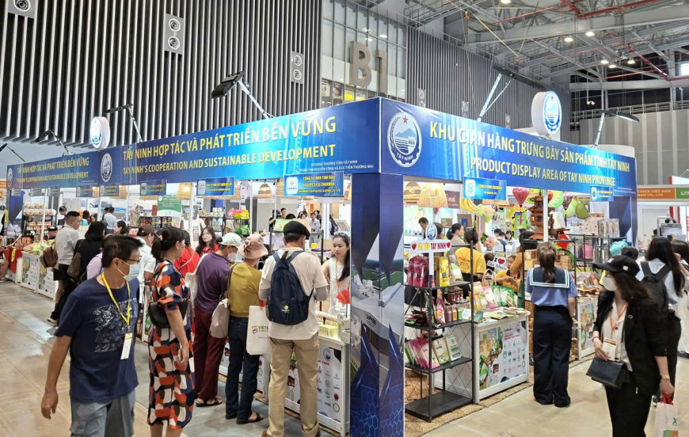Tây Ninh là một trong những địa phương có quy mô gian hàng chung lớn tại sự kiện 