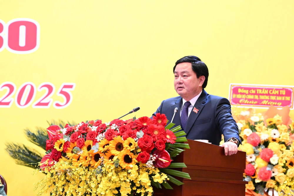 Bí thư Tỉnh ủy Tây Ninh nhiệm kỳ 2020-2025 Nguyễn Văn Quyết ghi nhận những đóng góp tâm sức, trí tuệ của các đại biểu trong những ngày qua