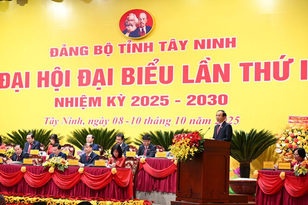 Ủy viên Bộ Chính trị, Thường trực Tiểu ban Văn kiện Đại hội XIV của Đảng Nguyễn Văn Nên tin tưởng vào sự phát triển của tỉnh trong nhiệm kỳ mới