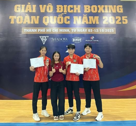 Các vận động viên Tây Ninh giành 3 Huy chương tại giải Vô địch Boxing toàn quốc năm 2025