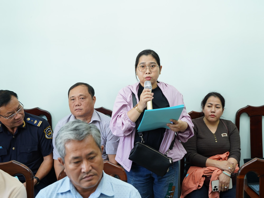 Đại diện doanh nghiệp nêu một số vướng mắc, khó khăn trong thực hiện thủ tục hải quan đối với hàng hóa nông sản nhập khẩu