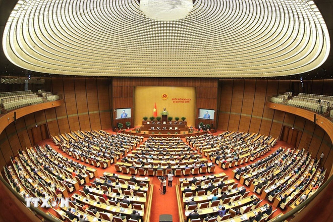 Toàn cảnh phiên khai mạc. (Ảnh: Doãn Tấn/TTXVN)