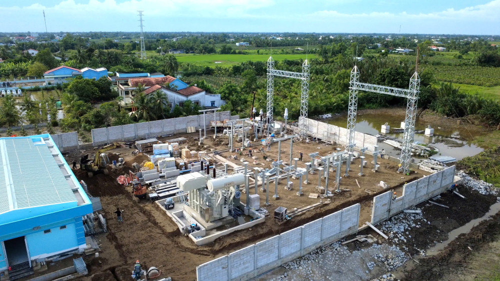 Công trình Trạm 110kV Tầm Vu 2 và đường dây đấu nối dự kiến hoàn thành, đóng điện trong năm 2025