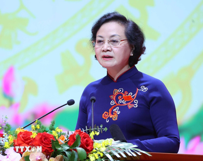 Bà Phạm Thị Thanh Trà được Quốc hội phê chuẩn làm Phó Thủ tướng Chính phủ. (Ảnh: Văn Điệp/TTXVN)