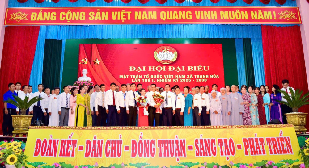 Các xã, phường đã hoàn thành việc tổ chức Đại hội đại biểu MTTQ Việt Nam cấp xã, nhiệm kỳ 2025-2030 bảo đảm đúng quy định và thể hiện sự đổi mới, dân chủ
