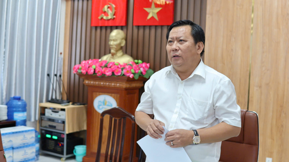 Phó Chủ tịch UBND tỉnh, Phó Chủ tịch Hội đồng thẩm định tỉnh Huỳnh Văn Sơn phát biểu kết luận