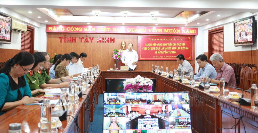 Ủy viên Ban Thường vụ Tỉnh ủy, Phó Chủ tịch UBND tỉnh Nguyễn Minh Lâm đề nghị các sở, ngành, địa phương tập trung phối hợp, hoàn thành thắng lợi Chiến dịch theo đúng kế hoạch