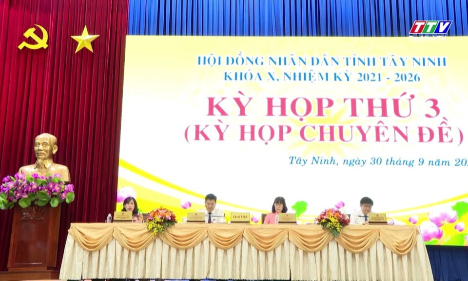 Kỳ họp thứ 3 HĐND tỉnh thông qua 21 Nghị quyết