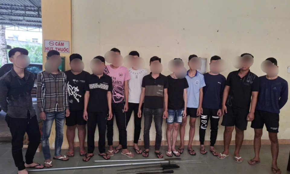 Tây Ninh: Ngăn chặn nhóm thanh thiếu niên mang hung khí gây rối trong đêm