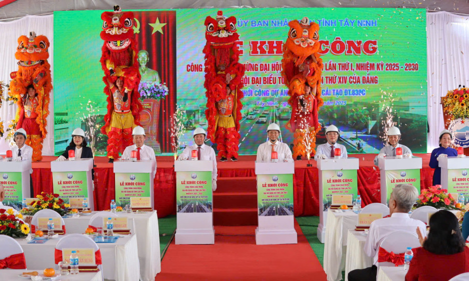 Tây Ninh: Khởi công nâng cấp, mở rộng tuyến Đường tỉnh 830C