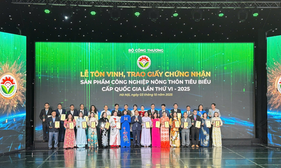 Tây Ninh có 1 sản phẩm được công nhận sản phẩm công nghiệp nông thôn tiêu biểu cấp quốc gia lần thứ VI năm 2025