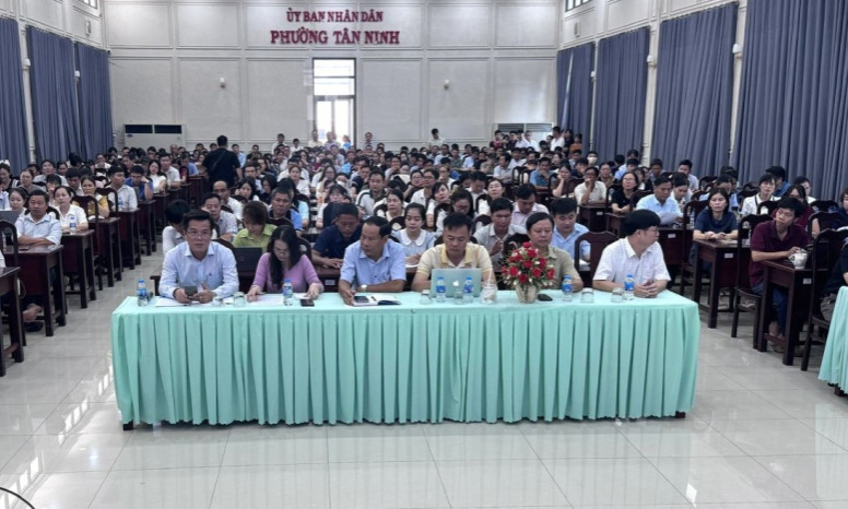 Tập huấn sử dụng hệ thống thông tin giải quyết thủ tục hành chính