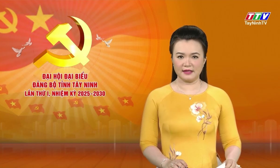 Gấp rút hoàn tất công tác trang trí, khánh tiết phục vụ Đại hội đại biểu Đảng bộ tỉnh lần thứ I
