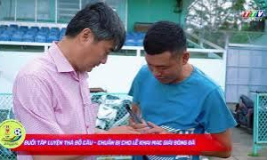 Buổi tập luyện thả bồ câu - Chuẩn bị cho Lễ khai mạc Giải Bóng đá