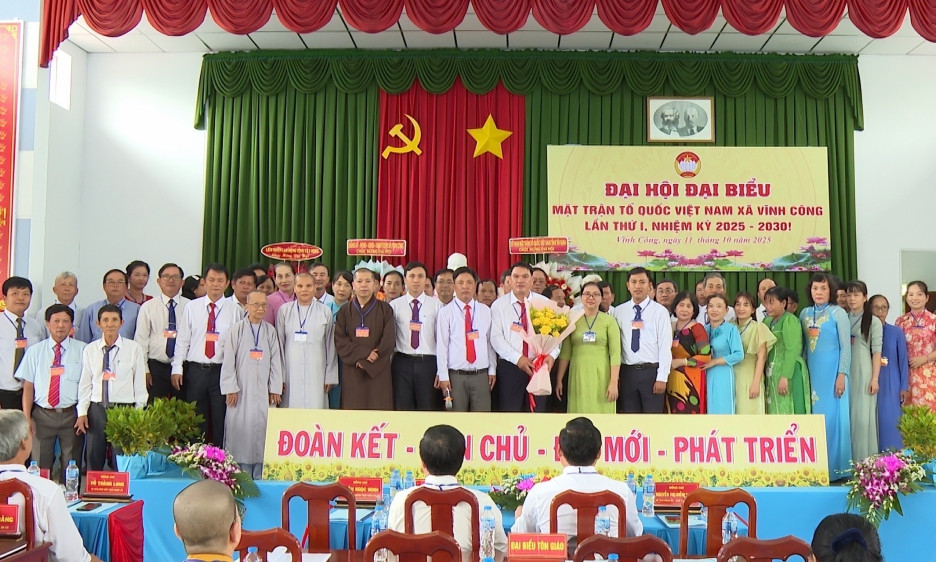 Ông Võ Thành Thật giữ chức Chủ tịch UBMTTQ Việt Nam xã Vĩnh Công