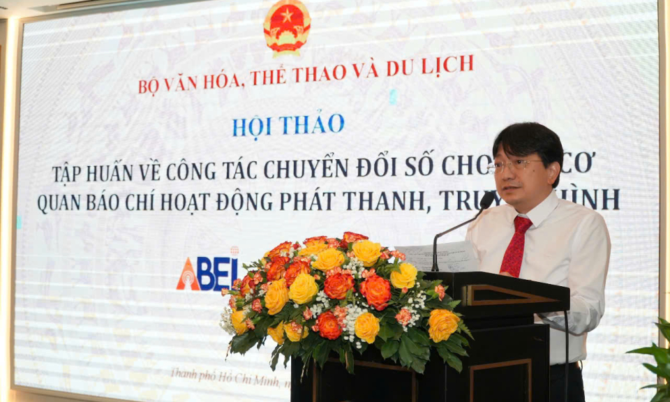 Tập huấn về công tác chuyển đổi số cho các cơ quan báo chí hoạt động phát thanh, truyền hình