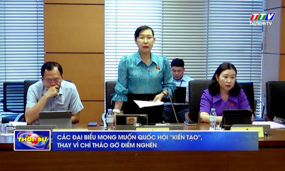 Các đại biểu mong muốn Quốc hội "kiến tạo", thay vì chỉ tháo gỡ điểm nghẽn